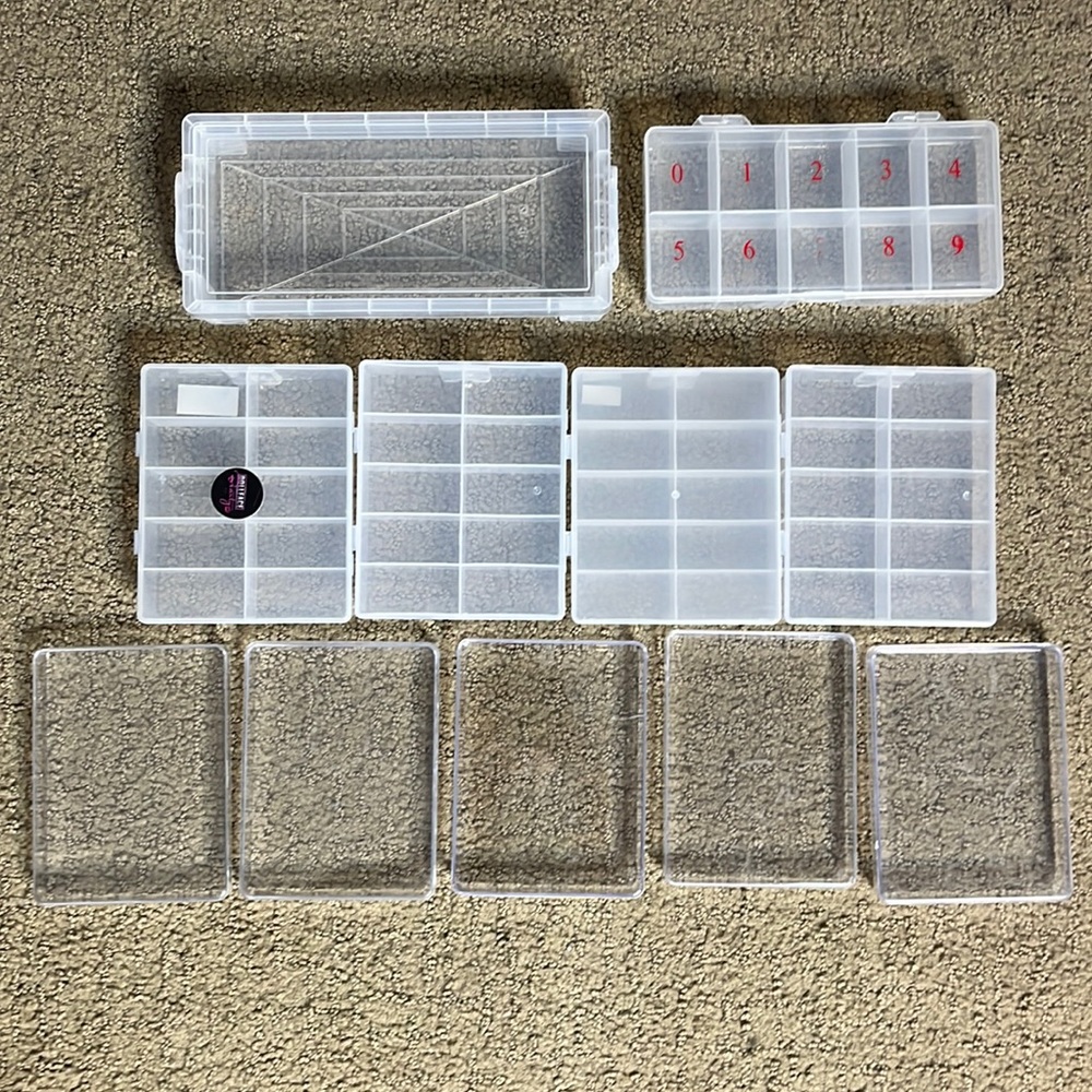 Nail or bead/ arts n crafts containers